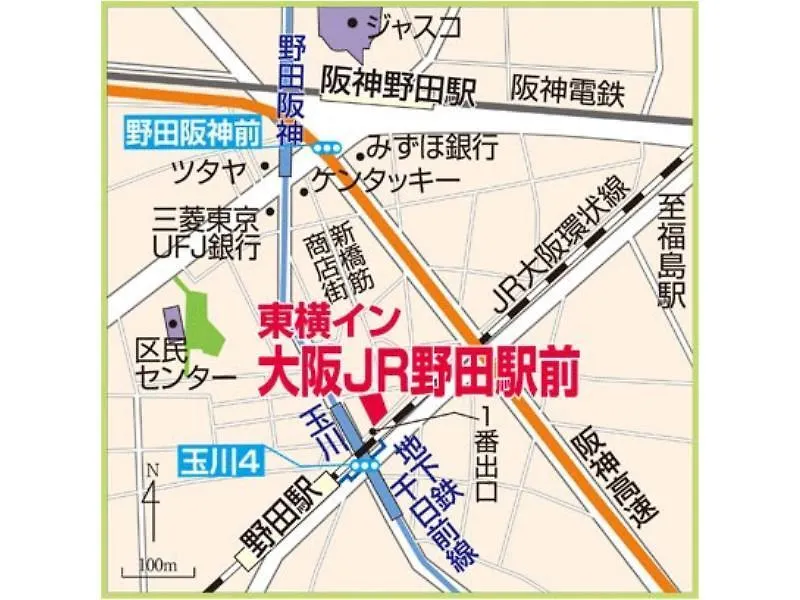 Toyoko Inn Osaka Jr Noda Ekimae Hotel